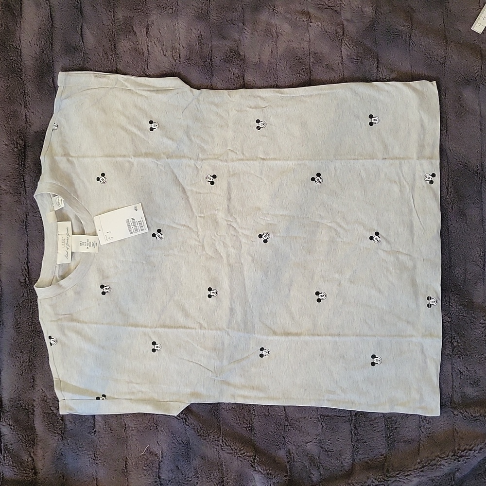 Mickey Mouse All Over Printed Tshirt Size Small, New WIth Tags